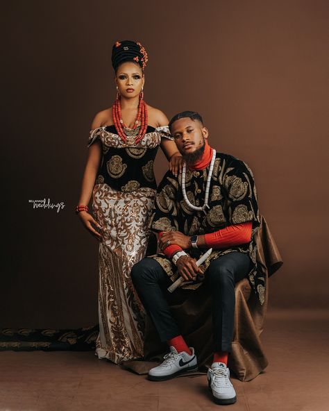 Nigerian Wedding Attire, Igbo Traditional Wedding, Igbo Bride, Igbo Wedding, Marriage Ideas, African Traditional Wedding Dress, African Wedding Attire, Traditional Wedding Attire, African Traditional Wedding