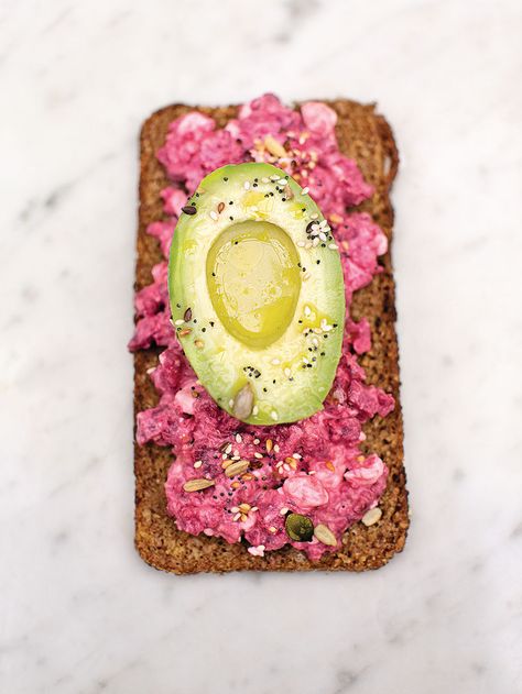 Best Avocado Toast Recipe, Beetroot Cake, Rye Toast, Park Cafe, Beetroot Recipes, Avocado Dessert, Avocado Toast Recipe, Breakfast Wraps, Jamie Oliver Recipes