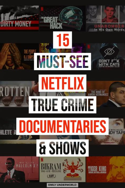 Looking for something to watch on Netflix? Here are 15 Must-See Netflix True Crime Shows and Documentaries. These range from docuseries to dramatisations. Good Documentaries To Watch, Scary Documentaries, Best Documentaries On Netflix, Netflix Shows To Watch, Netflix Codes, Netflix Movies To Watch, Good Movies On Netflix, Movie To Watch List, Tv Series To Watch