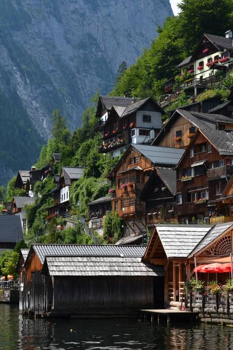 German Village Aesthetic, German Countryside Aesthetic, Mountain Town Aesthetic, Austria Countryside, Germany Countryside, Austrian Countryside, Austrian House, Austria House, Austrian Village