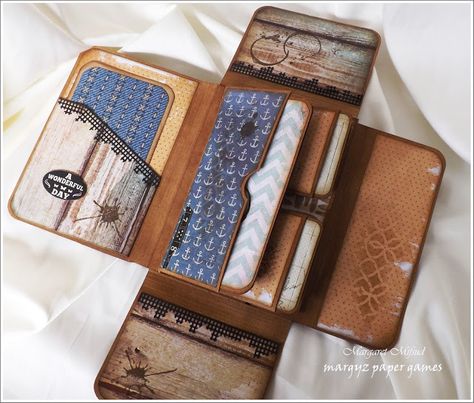 Folder Ideas, Photo Folio, Matchbox Crafts, Mini Ideas, Album Tutorial, Mini Albums Scrap, Mini Album Tutorial, Paper Games, Scrap Album