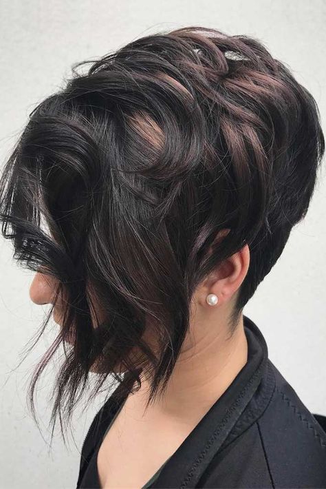 Layered Long Pixie Hairstyles #shorthaircuts #shorthairstyles #shorthair #pixiehaircut #blackhair A Line Pixie, Very Short Bangs, Long Pixie Hairstyles, Pixie Cut With Bangs, Curly Pixie Cuts, Bob Hairstyles For Fine Hair, Long Bangs, Best Short Haircuts, Short Bob Haircuts