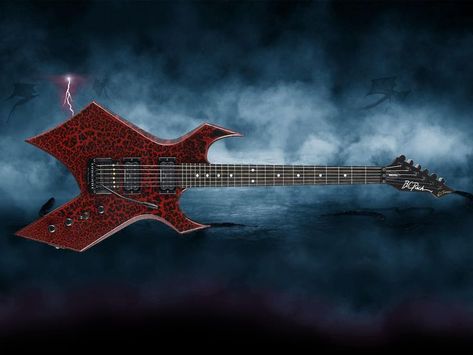 Guitarra Eddie Munson, Warlock Guitar, Eddie Munson Guitar, Bc Rich Warlock, Hellfire Club Stranger Things, Hellfire Club, Stranger Things 4, Eddie Munson, Stranger Things