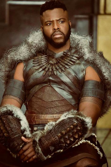 M'baku from Black Panther Black Panther Movie Costumes, Black Panther Quotes, Ruth Carter, Panther Drawing, Winston Duke, Black Facts, Panther Costume, Marvel Multiverse, Black Panther 2018