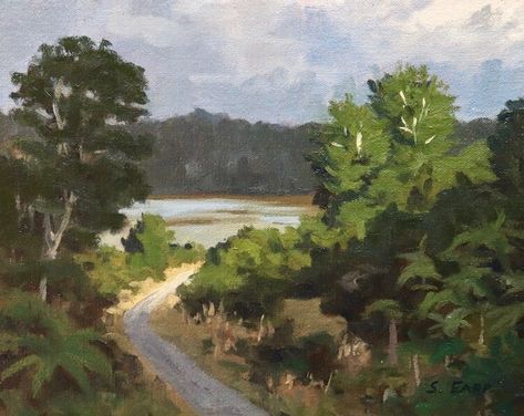 How to Paint Trees and Light — Samuel Earp Artist Nz Landscape, Paint Trees, Guernsey Island, Tips For Painting, Sea Can, Painting Landscapes, Beautiful Trees, Tropical Beaches, My Art Studio