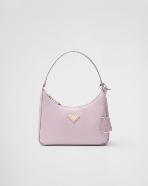 Alabaster Prada Re-edition 2005 Re-nylon And Saffiano Mini Bag | PRADA Popular Designer Bags, Re Edition Prada, Prada Re Edition 2005, Mini Hobo Bag, Prada Re Edition, Plastic Trash, Bag Prada, Messenger Bag Backpack, Luggage Bags Travel