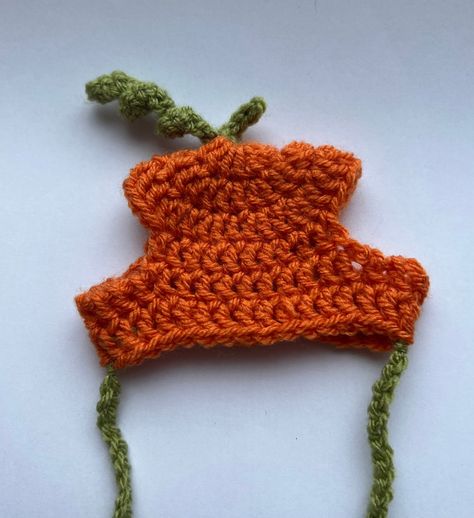 Crochet Cat Hat Halloween, Crochet Pumpkin Hat For Cat, Crochet Hats For Cats, Crochet Hat For Cat, Pumpkin Hat Crochet, Hat For Cat, Crochet Pumpkin Hat, Crochet Pour Halloween, Crochet Cat Hat