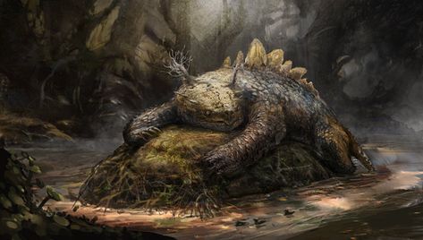 Swamp Dragon, Creature Anatomy, Swamp Creature, Beast Creature, Creature Artwork, Cool Monsters, Curious Creatures, Fantasy Beasts, Alien Concept Art