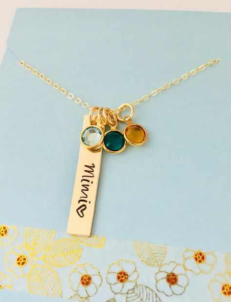 Excited to share this item from my #etsy shop: Gold Mimi Necklace, Personalized Grandma Birthstone Necklace, 14k Gold Filled Grandma Necklace Mimi Necklace, Grandma Necklace Birthstone, Birthstone Crystals, Dance Recital Gifts, Grandmas Jewelry, Ballerina Jewelry, Grandma Necklace, Crystals Necklace, New Bern