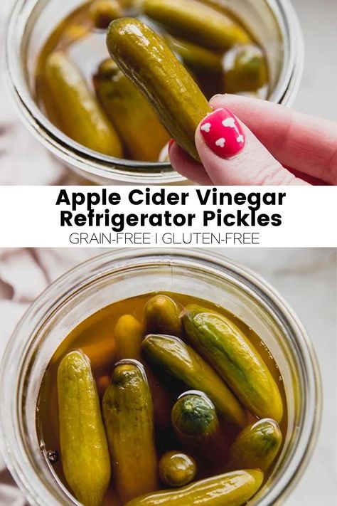 Pickle Juice Recipe, Pickled Apples, Make Apple Cider Vinegar, Spicy Pickles, Apple Vinegar, Refrigerator Pickles, Cold Sores Remedies, Best Low Carb Recipes, Natural Cold Remedies