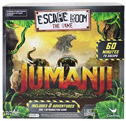 Amazon.com: Cardinal Games Jumanji Escape Room Game, Multicolor: Toys & Games Jumanji Game, Jumanji Board Game, Cardinals Game, Toys Uk, Escape Room Game, Family Board Games, Time Running Out, Indoor Toys, Adventure Games