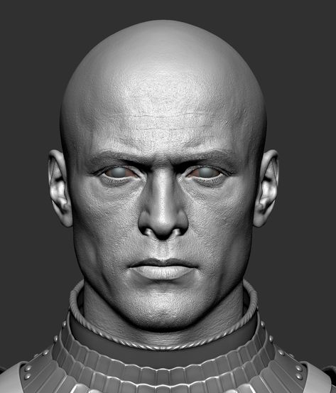 Zbrush Portrait, Anatomy Head, Zbrush Sculpting, Faces Male, Zbrush Anatomy, 3d Art Sculpture, Zbrush Character, 3d Portrait, 3d Sculpting