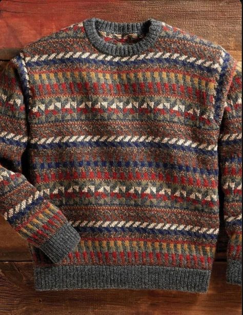 Vintage Crew Neck, Red Crew Neck, Mens Sweaters, Alpaca Sweater, Red Vintage, Men Fashion Casual Outfits, Men's Knit, Cool Sweaters, Fall Sweaters