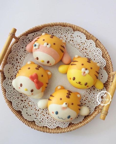 Steam Buns Recipe, Kawaii Sweets, Mochi Recipe, Bao Buns, Kawaii Cooking, Diy Desserts, Steamed Buns, Kawaii Food, Cute Desserts