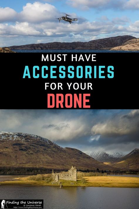 Must have drone accessories that every drone owner should consider buying for their drone. Everything from spare batteries to prop guards to other essential to make your drone experience more fun! Drone Business Ideas, Drone Fishing, Drone Diy, Drone Videography, Farming Technology, Drone Business, Drone Accessories, Drone Shots, Mavic Mini