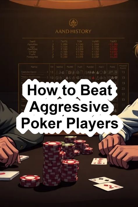 Master the art of defeating aggressive poker players with effective strategies and expert tips. Discover how to turn their aggression into your advantage, improve your gameplay, and enhance your chances of winning consistently. Poker Tips And Tricks, Poker Strategy, Texas Holdem Poker, Texas Holdem, How To Turn, Poker, Card Games, Improve Yourself, Turn Ons