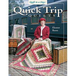 Quick Trip Quilts by Eleanor Burns. Quilt Pattern Book, Quilt In A Day, Quick Quilt, Water Background, Sampler Quilt, Book Quilt, Day Book, Quilt Sizes, Arts And Crafts Supplies