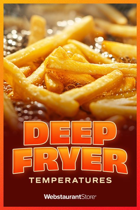 Deep Fryer Temperatures Deep Fried Chicken Wings, Deep Fried Chicken, Kitchen Measurements, Deep Fried Food, Fried Chicken Wings, Deep Frying, Deep Fryer, Fried Fish, Cooking Techniques