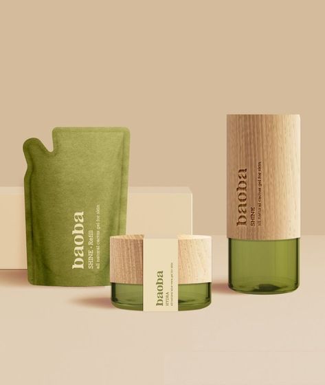 Bamboo Skincare Packaging, Sustainable Beauty Packaging, Sustainable Skincare Packaging, Clean Skincare Packaging, Skincare Design Packaging, Beauty Package Design, Boho Store Design, Packaging Cosmetic Design, Cosmetic Packaging Design Skincare