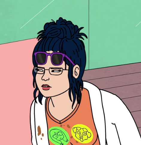 Bojack Horseman Diane Nguyen, Diane Nguyen Icon, Diane Nguyen, Bojack Horseman, Icon Pfp, See It, Hair, Blue