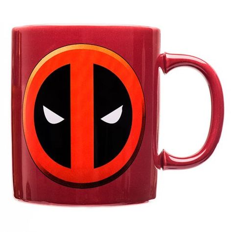 Deadpool Icon Red Mug Deadpool Logo, Red Mug, Marvel Deadpool, Deadpool, Ceramic Mug, Coffee Cups, Coffee Mugs, Geek Stuff, Marvel