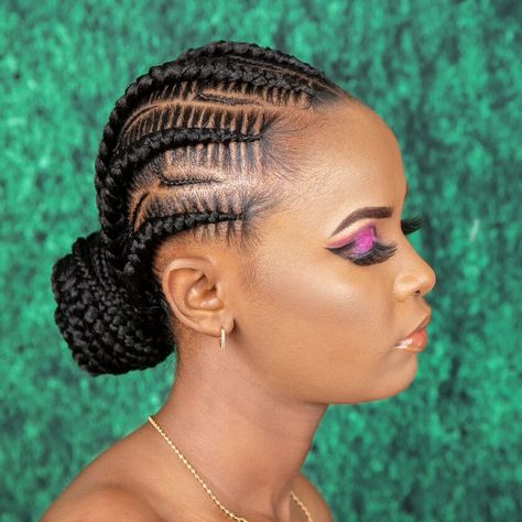 2022 Latest and Unique Ghana-Weaving Hairstyles. - Ladeey Ghana Weaving Hairstyles 2022, Ghanian Lines Hairstyles Latest, Nigerian Hairstyles, Elegant Braided Hairstyles, Ghana Weaving Hairstyles, Ghana Weaving Styles, Ghana Braid Styles, Weaving Hairstyles, Ghana Braids Hairstyles