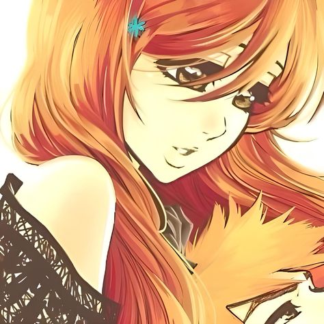 Ichigo x Orihime | IchiHime | #bleach #tybw #manga #anime #matching #pfp #icon Bleach Orihime And Ichigo, Ichigo Matching Pfp, Orihime And Ichigo, Bleach Orihime, An Anime, Matching Pfp, Bleach, Red, Hair