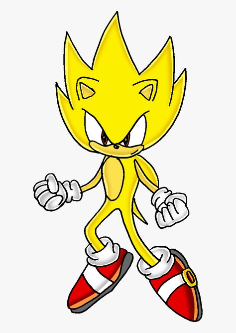 Super Sonic Drawing, Super Sonic The Hedgehog, Sonic Drawing, Super Sonic, Sonic Adventure, Cut Image, The Hedgehog, Hd Images, Png Download