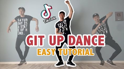 The Git Up Dance, Dances To Learn, Dance Tik Tok, Zumba Dance Workouts, Zumba Routines, Country Line Dancing, Easy Dance, Steps Dance, Dance Tutorial