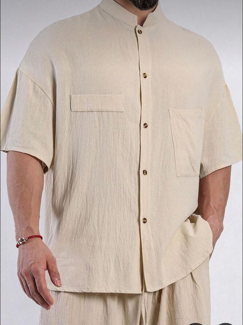 Dressing Sense For Men, Mens Linen Shirts Casual, Linen Menswear, Linen For Men, Net Shirt, Kurta Men, Dressing Sense, Men Fashion Casual Shirts, Shirts Short Sleeve