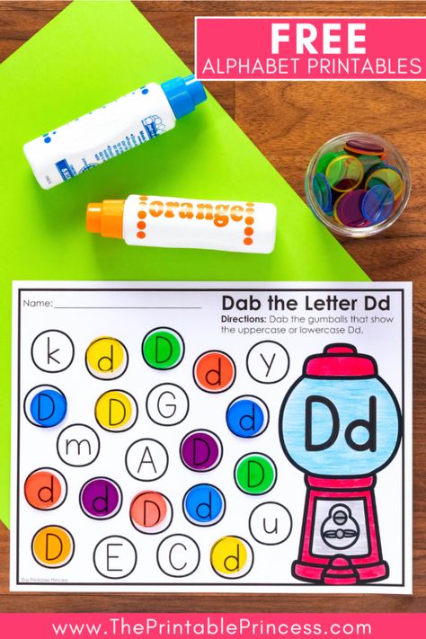 Letter Activities Kindergarten, Letter Recognition Preschool, Alphabet Centers, Bingo Dauber, Letter Recognition Activities, Kindergarten Letters, Prek Classroom, Abc Activities, Do A Dot