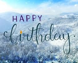 Winter Birthday Wishes, Mountain Birthday, Birthday Ecards Funny, Birthday Card Online, Birthday Reminder, Happy Birthday Wishes Images, Birthday Wishes And Images, Personalized Greeting Cards, Winter Birthday