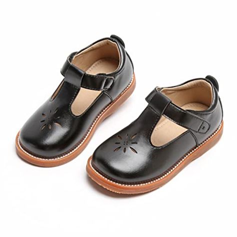 Dress Flat Shoes, Shoes Mary Jane, Flat Dress Shoes, Dress Flats, Mary Jane Flats, Kids Luggage, School Shoes, T Strap, Flat Shoes