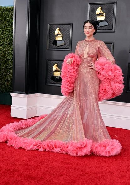 Grammys Fashion, 2022 Grammys, Grammy 2022, Grammys 2022, Galliano Dress, Grammy Red Carpet, Gaultier Dress, Vivienne Westwood Dress, Grammys Red Carpet