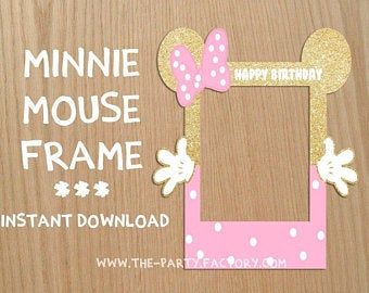 Minnie Mouse Photo Booth, Mickey Mouse Photo Booth, Baby Shower Minnie Mouse, Minnie Mouse Frame, Minie Mouse Party, Mickey Baby Showers, Photo Booth Props Birthday, Minnie Mouse Balloons, Twodles Birthday