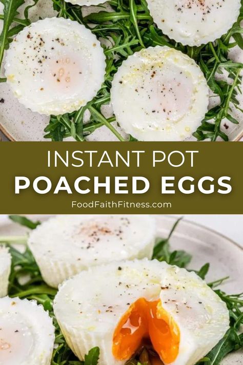 Instant Pot Poached eggs may seem intimidating but are an easy and delicious addition to your breakfast. Instant Pot Poached Eggs, Poached Eggs Recipe, Easy German Recipes, Poached Egg Recipe, Dairy Free Low Carb, Snack Smoothie, Slow Cooker Pasta, Easy Healthy Eating, German Recipes