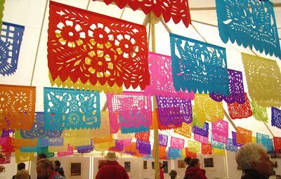 Monty; knitting lessons and textiles design in London: art in action Knitting Lessons, Skelita Calaveras, Textiles Design, Fiesta Decorations, Birthday Bunting, Birthday Banners, Pom Pom Garland, Spanish Classroom, Custom Flags