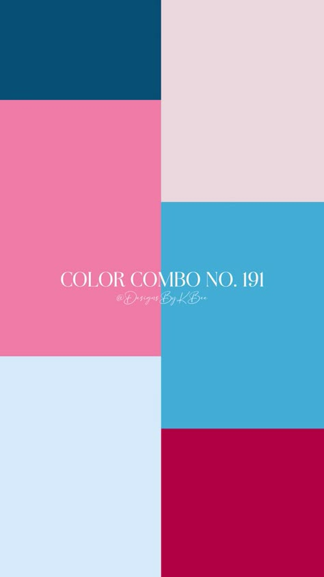 Pink White Blue Colour Palette, Color Thesaurus, Brand Identity Colors, Color Design Inspiration, Colour Pallets, Art Theory, Color Palette Bright, Palette Design, Blue Colour Palette