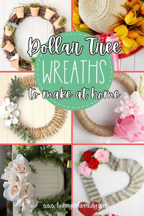 15 Easy DIY Dollar Tree Wreath Ideas You Can Make at Home Today Dollar Tree Wreaths Diy, Dollar Tree Wreath Ideas, Dollar Tree Wreath, Dollar Tree Halloween Decor, Dollar Tree Flowers, Bead Wreath, Tree Wreaths, Square Wreath, Paper Flower Wreaths