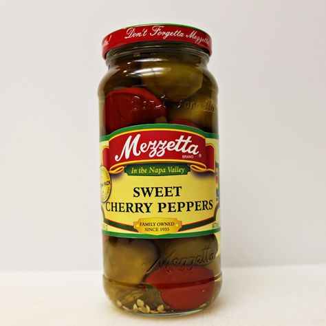 Mezzetta Sweet Cherry Peppers Cherry Pepper Relish Recipe, Cherry Pepper Relish, Sweet Cherry Peppers, Cherry Pepper Recipes, Cherry Peppers, Pepper Relish, Pickled Garlic, Relish Recipes, Cherry Recipes