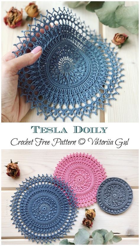 Tesla Doily Crochet Free Pattern - Crochet & Knitting Square Doilies Crochet Pattern, Table Doily Crochet Pattern, Doily Patterns Free Crochet, Lace Yarn Crochet Patterns, Crochet Lace Doily Pattern Free, Free Crochet Doily Patterns Table Runners, Crochet Prompts, Crochet Dollies Free Doily Patterns, Doily Crochet Pattern Free