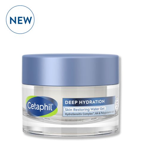 Cetaphil Moisturizer, Dry Skin Moisturizer Face, Polyglutamic Acid, Sensitive Skincare, Gel Face Moisturizer, Daily Facial Cleanser, Moisturizer For Sensitive Skin, Dry Skin On Face, Sensitive Skin Care