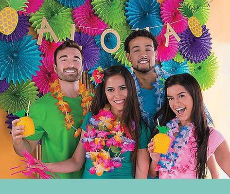 Hawaiian Themed Outfits, Hawaiian Halloween, Luau Costume, Hawaiian Theme Party, Luau Outfits, Luau Party Supplies, Hawaii Party, Hawaiian Shirt Women, Hawaiian Theme