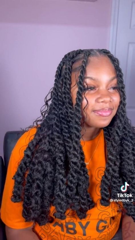 Braids Locs, Faux Locs Hairstyles, Braids Hairstyles Pictures, Twist Styles, Cute Box Braids Hairstyles, Protective Hairstyles Braids, Hair Twist Styles, Pretty Braided Hairstyles, Girls Hairstyles Braids