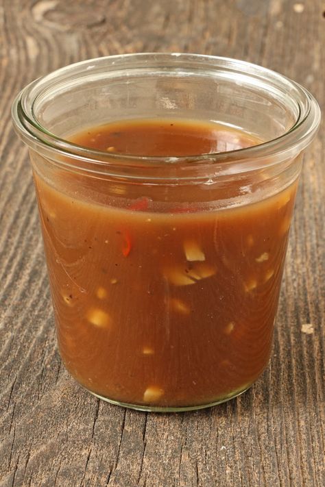 This sweet and spicy Fishball Sauce recipe is a one-for-all sauce for your favorite Filipino street food like fishballs, squidballs, kikiam, and kwek kwek. | www.foxyfolksy.com #dip #sauce #filipino #filipinofood #streetfood Manong Sauce Recipe, Filipino Sauce, Phillipino Recipes, Fishball Sauce, Pinoy Street Food, Asian Condiments, Kwek Kwek, Homemade Sweet Chili Sauce, Lutong Pinoy