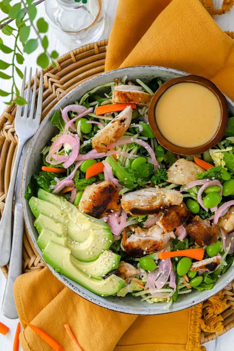 Citrus Asian Crunch Salad, Asian Crunch Salad, Mayo Salad, Panera Recipes, Sesame Salad, Asian Salad Recipe, Asian Chicken Salad, Crunch Salad, Asian Chicken Salads