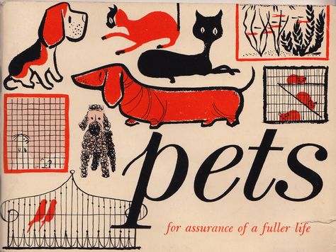 Retro Illustrations, Mid Century Illustration, Pet Blog, Animal Illustrations, Vintage Illustrations, Blog Images, Children's Picture Books, Dog Illustration, Cats Illustration