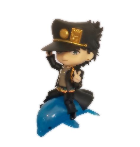 Jojo's Bizarre Adventure Nendoroid, Jotaro Nendoroid Icon, Jojo Nendoroid Icon, Jotaro Dolphin, Jjba Nendoroids Icons, Jotaro Nendoroid, Jjba Nendoroids, Jojos Bizzare Adventure Icons, Kakyoin Nendoroid