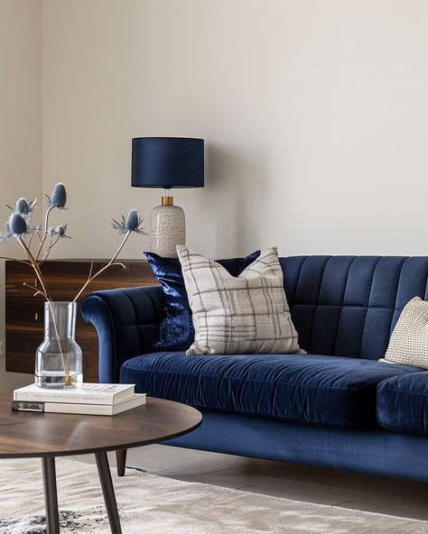 Room Blue Sofa In Living Room, Navy Blue Sofa Living Room, Blue Sofa Living Room Ideas, Blue Sofa Living Room, Navy Sofa Living Room, Sofa In Living Room, Sofa Living Room Ideas, Blue Sofa Living, Light Blue Sofa