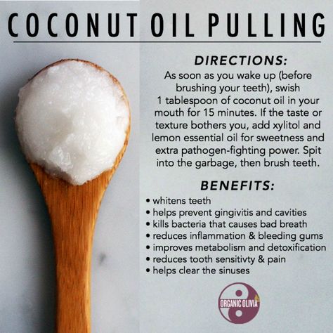 Coconut Oil Pulling Benefits, Oil Pulling Teeth Whitening, Organic Olivia, Coconut Oil Pulling Teeth, Oil Pulling Benefits, Coconut Oil Pulling, Teeth Health, Oil Pulling, Trening Fitness